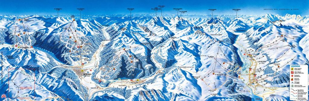 Sjezdovky Alta Valtellina, Bormio